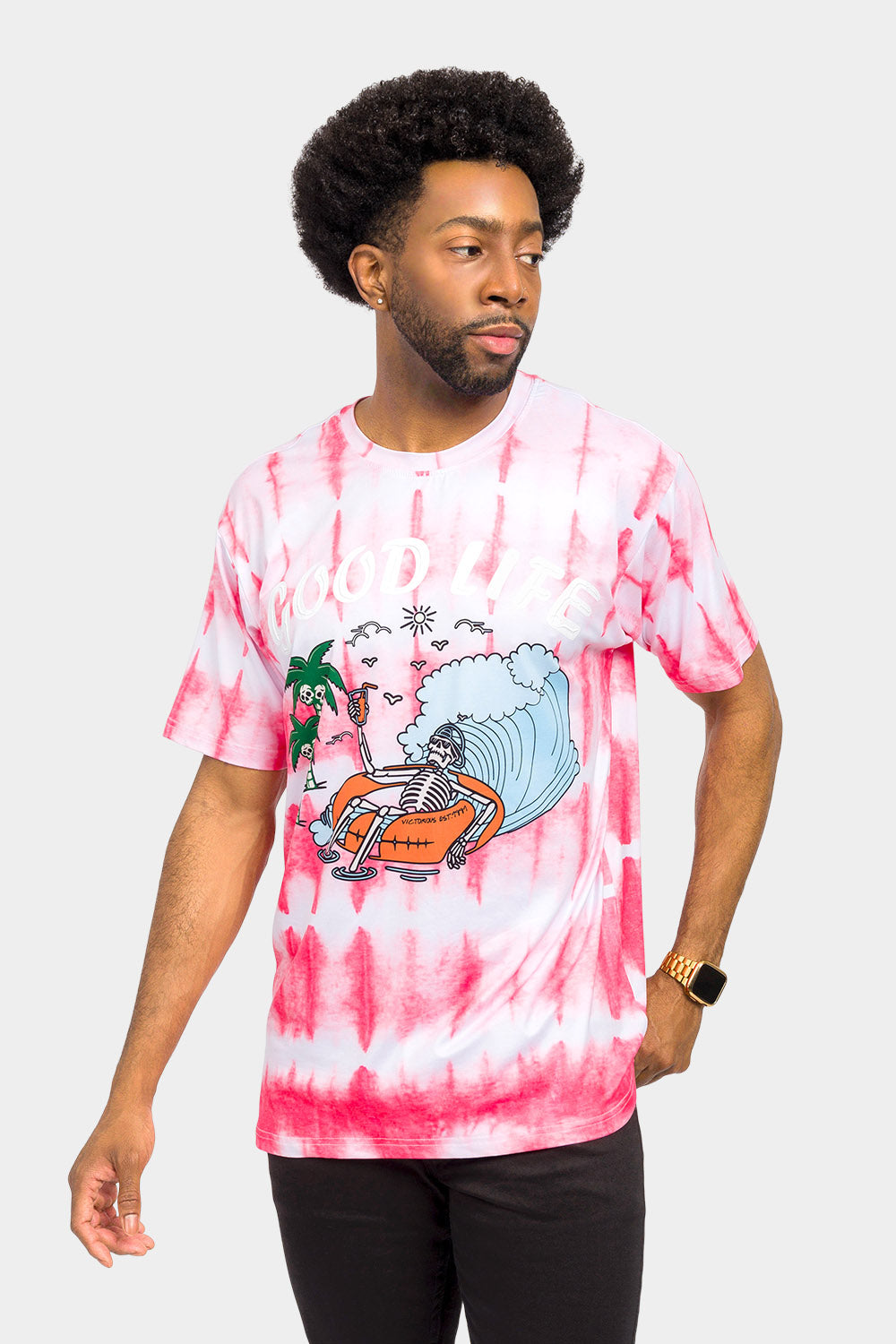Skeleton Party Tie Dye T-Shirt