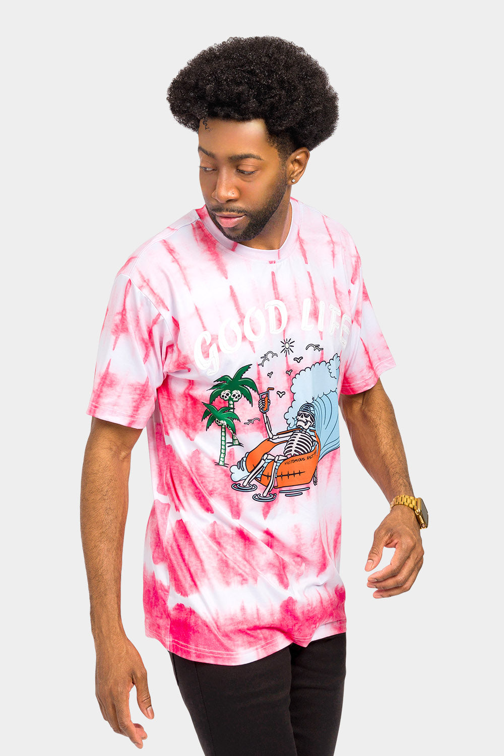 Skeleton Party Tie Dye T-Shirt