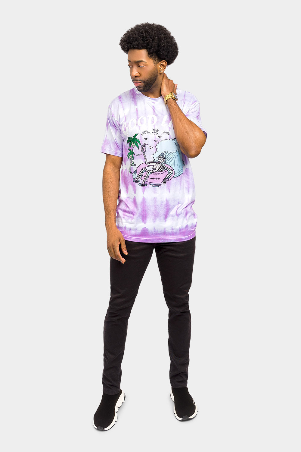 Skeleton Party Tie Dye T-Shirt