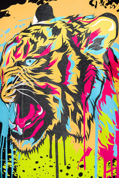 Sparkle Splashed Tiger T-Shirt