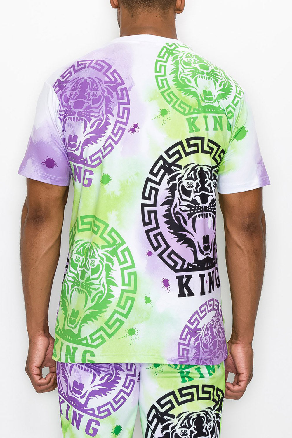 Tie Dye King Tiger T-Shirt