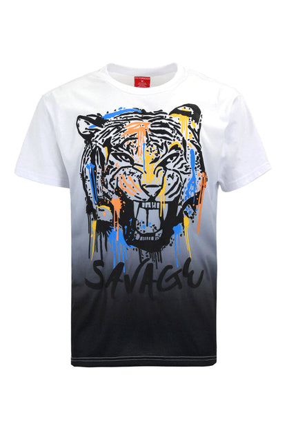 Savage Tiger Print T-Shirt