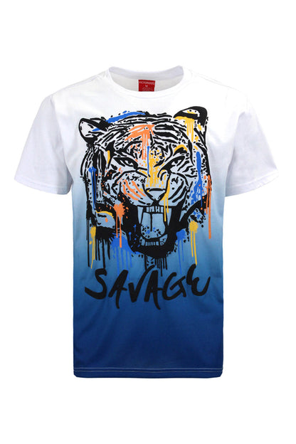 Savage Tiger Print T-Shirt