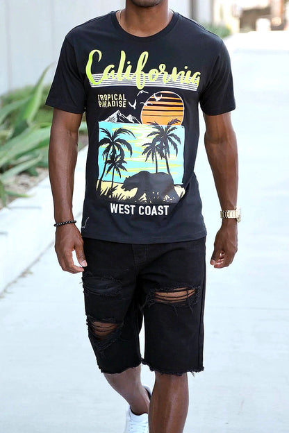 West Coast California Graphic T-Shirts