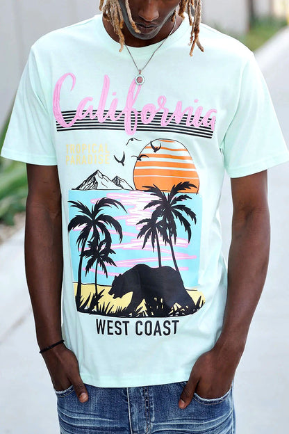 West Coast California Graphic T-Shirts