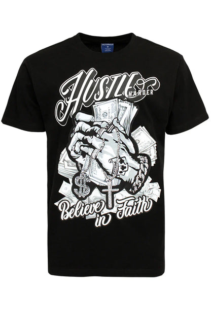 Hustle Rhinestones T-Shirt