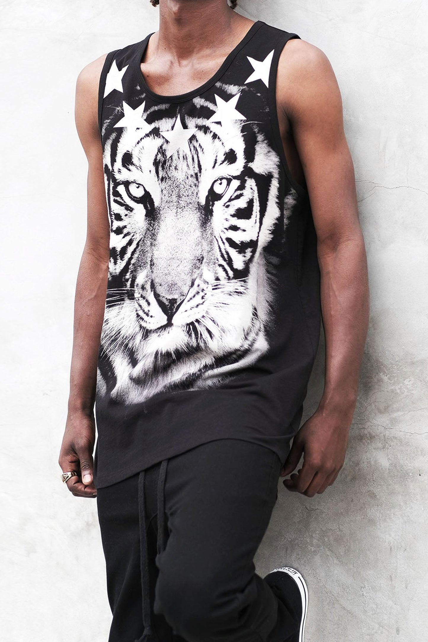 Men's Tiger Graphic Tank Top