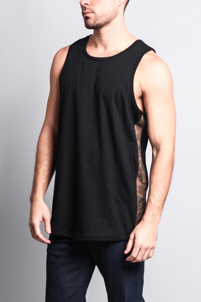 Men's Tank Top with Accent Band