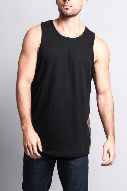 Men's Tank Top with Accent Band