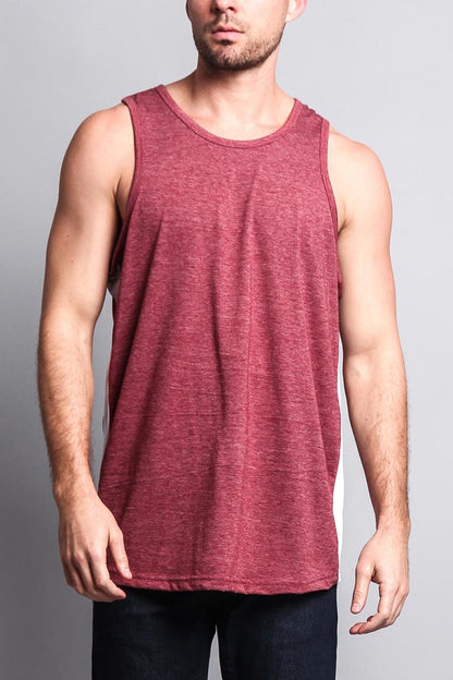 Men's Tank Top with Accent Band