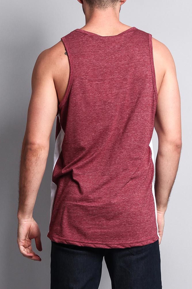 Men's Tank Top with Accent Band