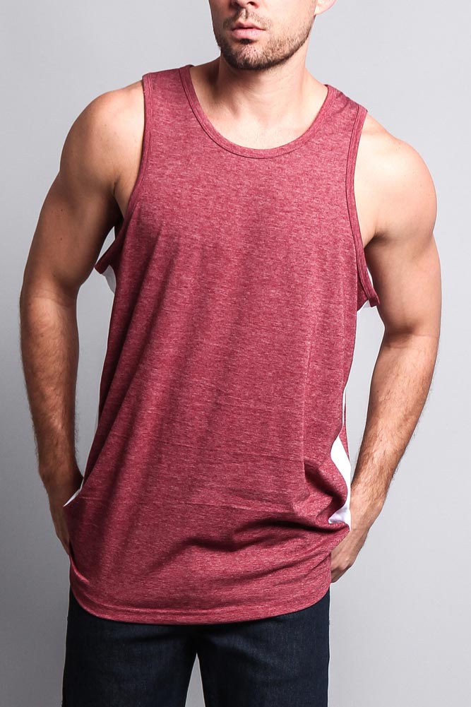 Men's Tank Top with Accent Band
