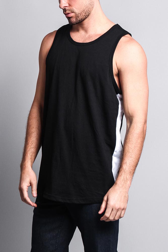 Men's Tank Top with Accent Band