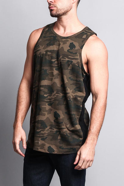 Men's Tank Top with Accent Band