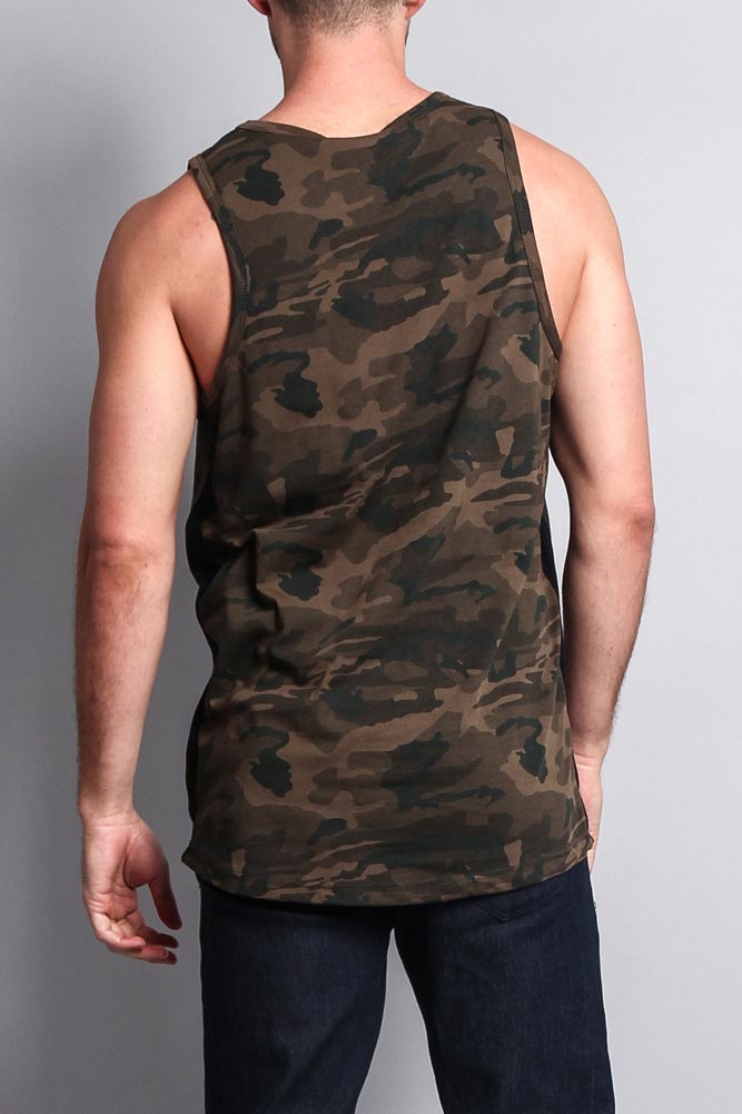 Men's Tank Top with Accent Band