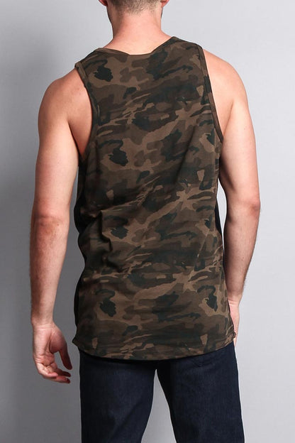 Men's Tank Top with Accent Band