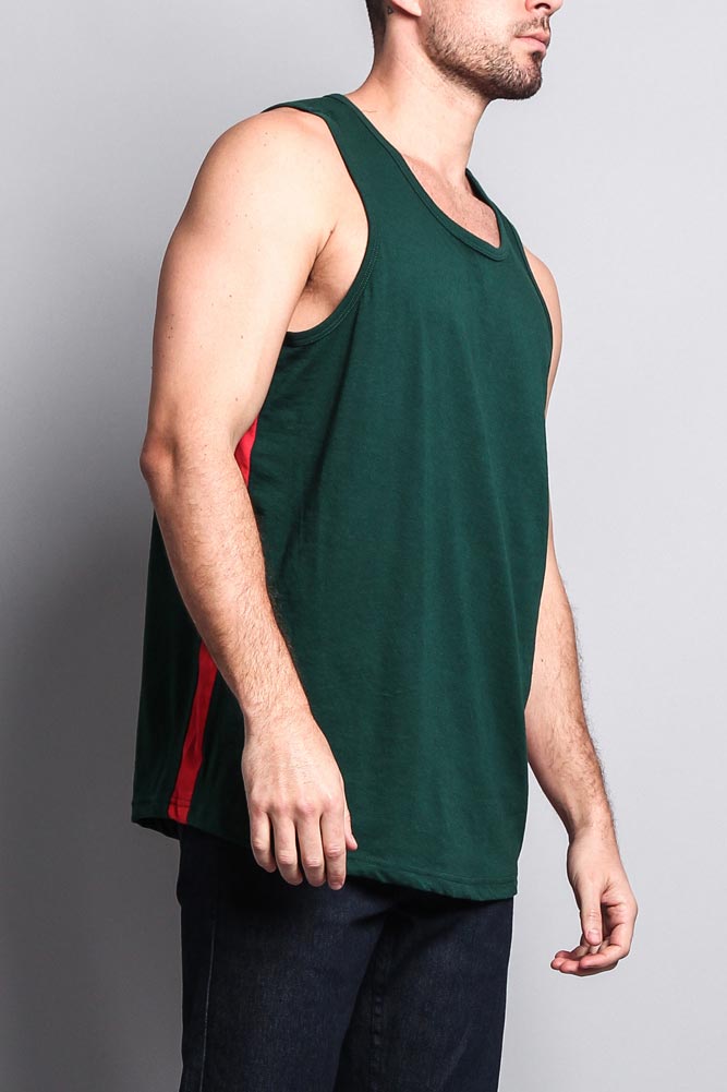 Men's Tank Top with Accent Band