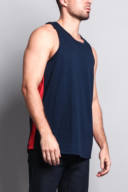 Men's Tank Top with Accent Band