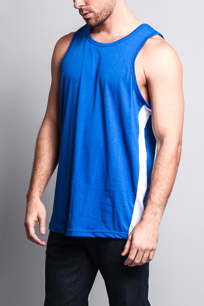 Men's Tank Top with Accent Band