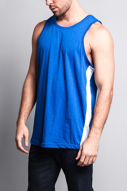 Men's Tank Top with Accent Band