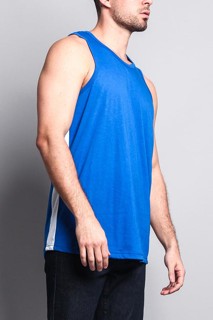 Men's Tank Top with Accent Band