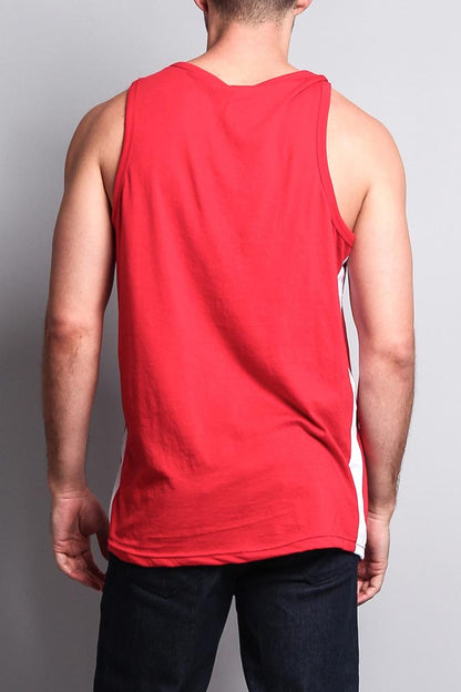 Men's Tank Top with Accent Band