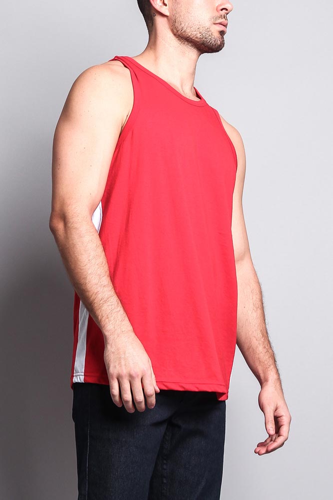 Men's Tank Top with Accent Band