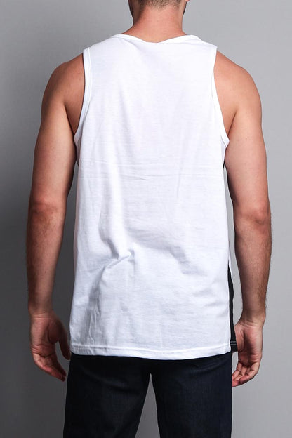 Men's Tank Top with Accent Band