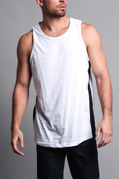 Men's Tank Top with Accent Band