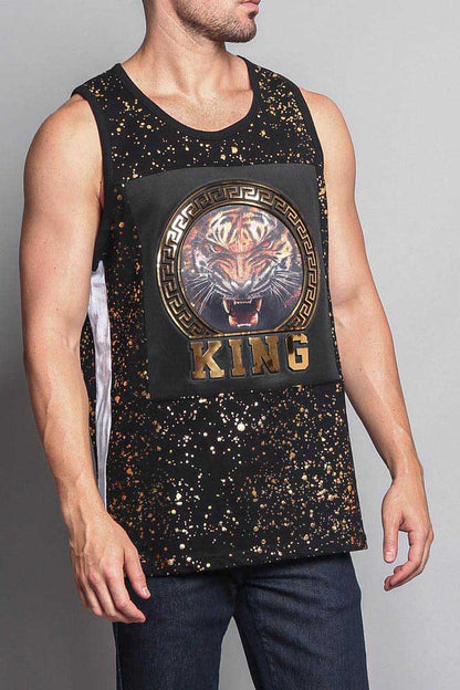 V Tiger King Tank Top