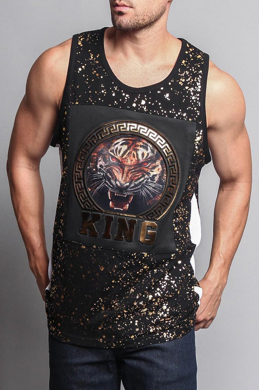 V Tiger King Tank Top
