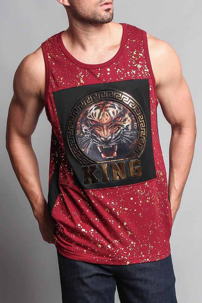 V Tiger King Tank Top
