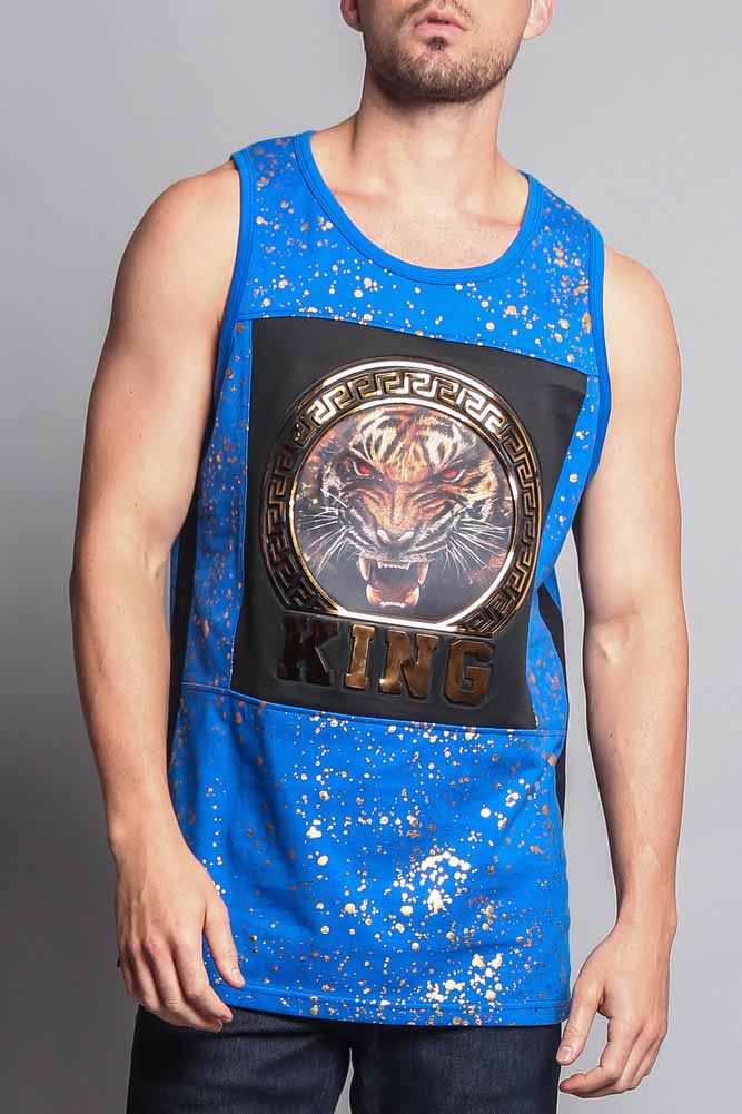 V Tiger King Tank Top