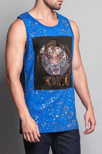 V Tiger King Tank Top