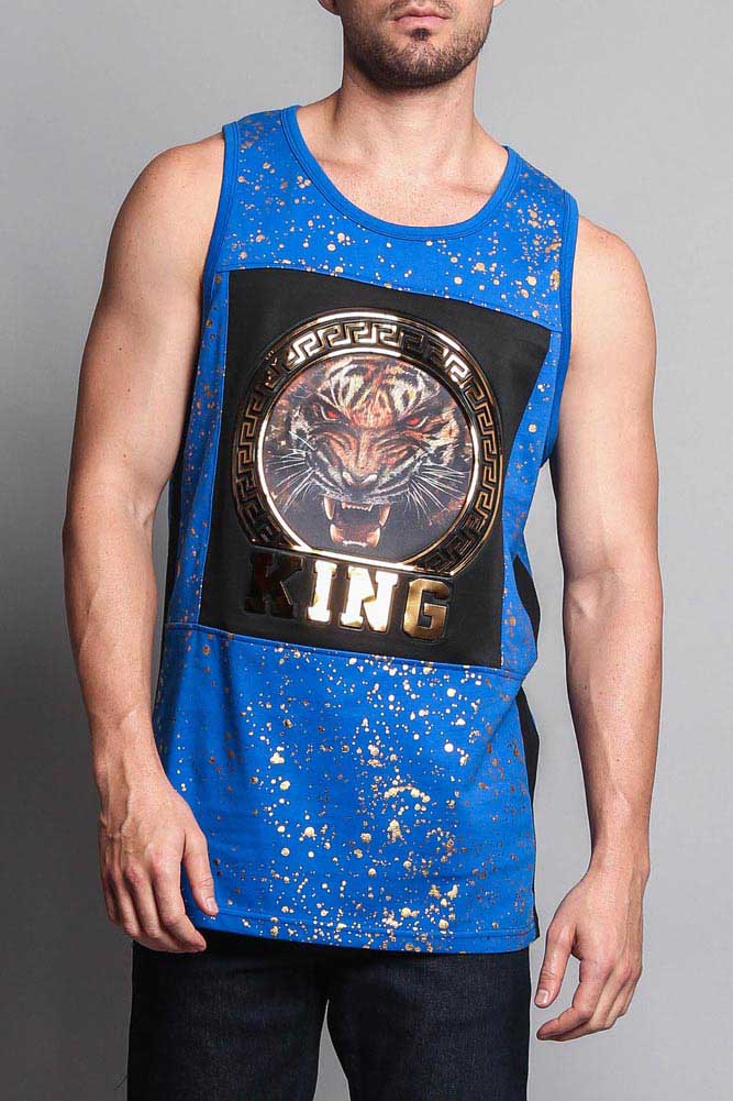 V Tiger King Tank Top