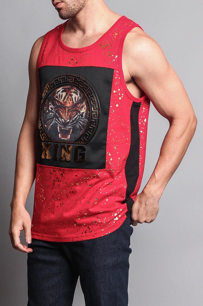V Tiger King Tank Top