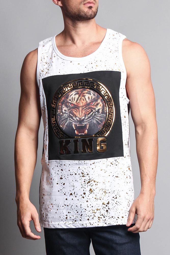 V Tiger King Tank Top