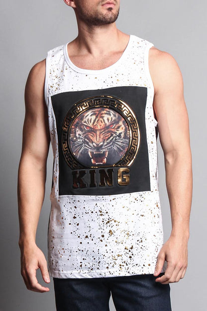 V Tiger King Tank Top
