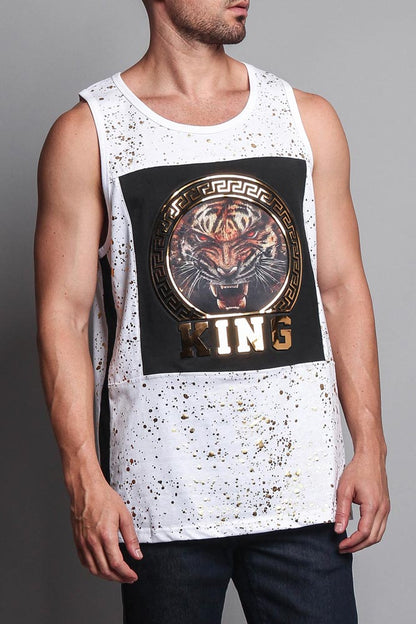 V Tiger King Tank Top