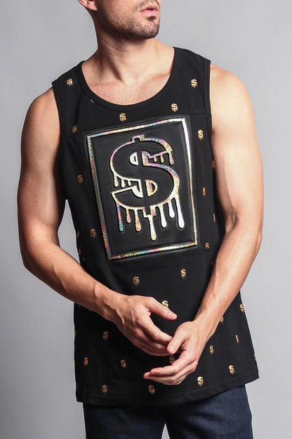 Chrome Money Tank Top