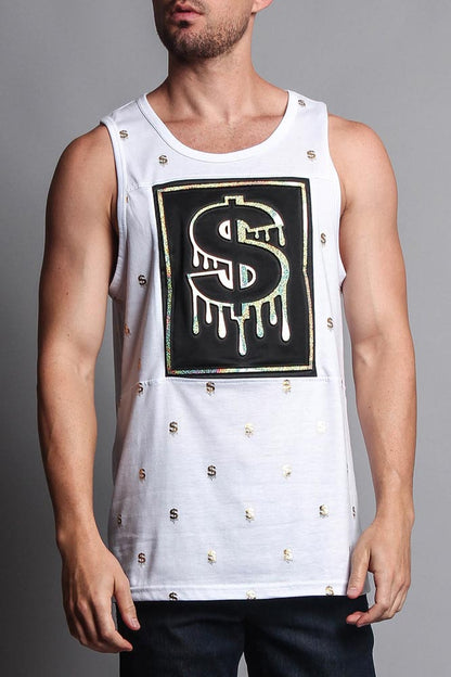 Chrome Money Tank Top