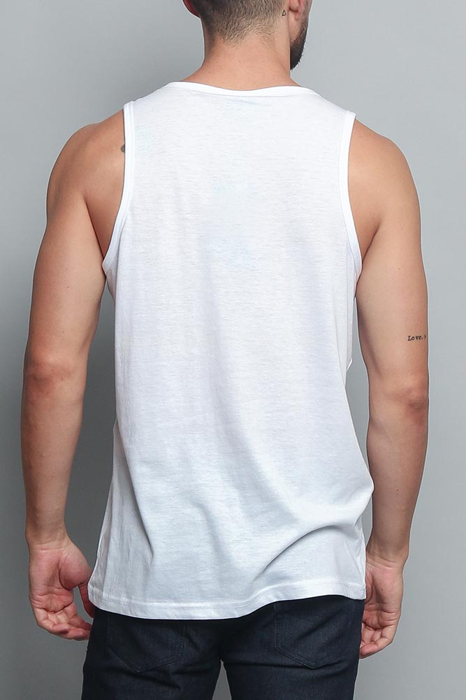 Basic Essential Straight Hem Long Length Tank Top