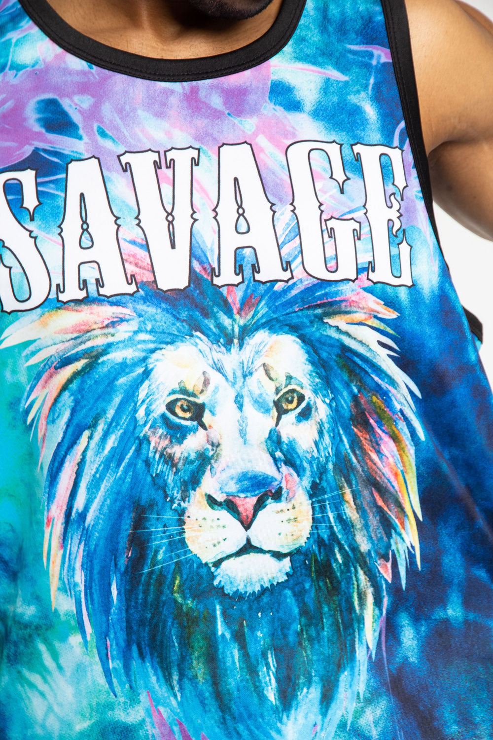 Tie Dye Savage Tank Top