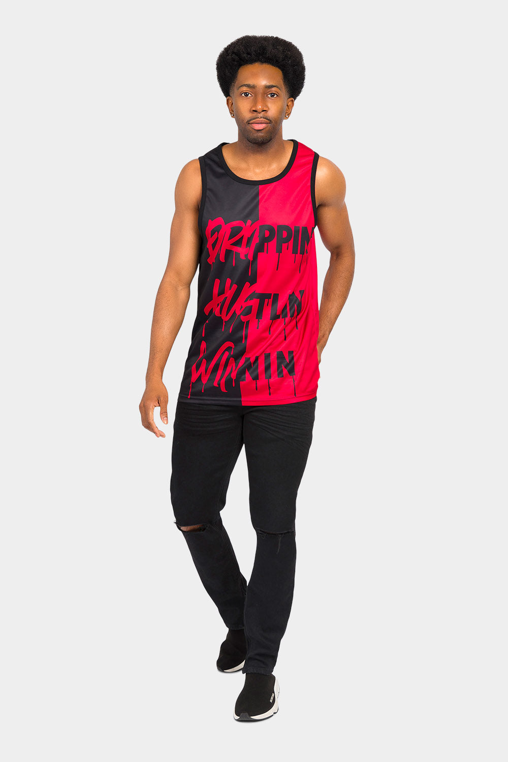Drippin Hustlin Winnin Tank Top