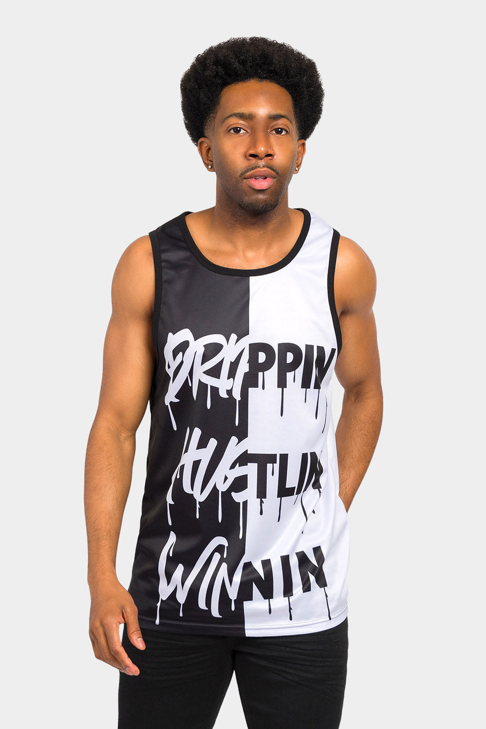 Drippin Hustlin Winnin Tank Top