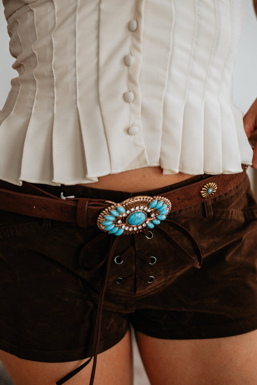 Talisha Suede Shorts
