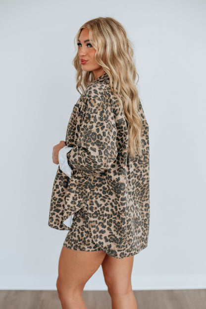 Rozana Leopard Two-Piece Set
