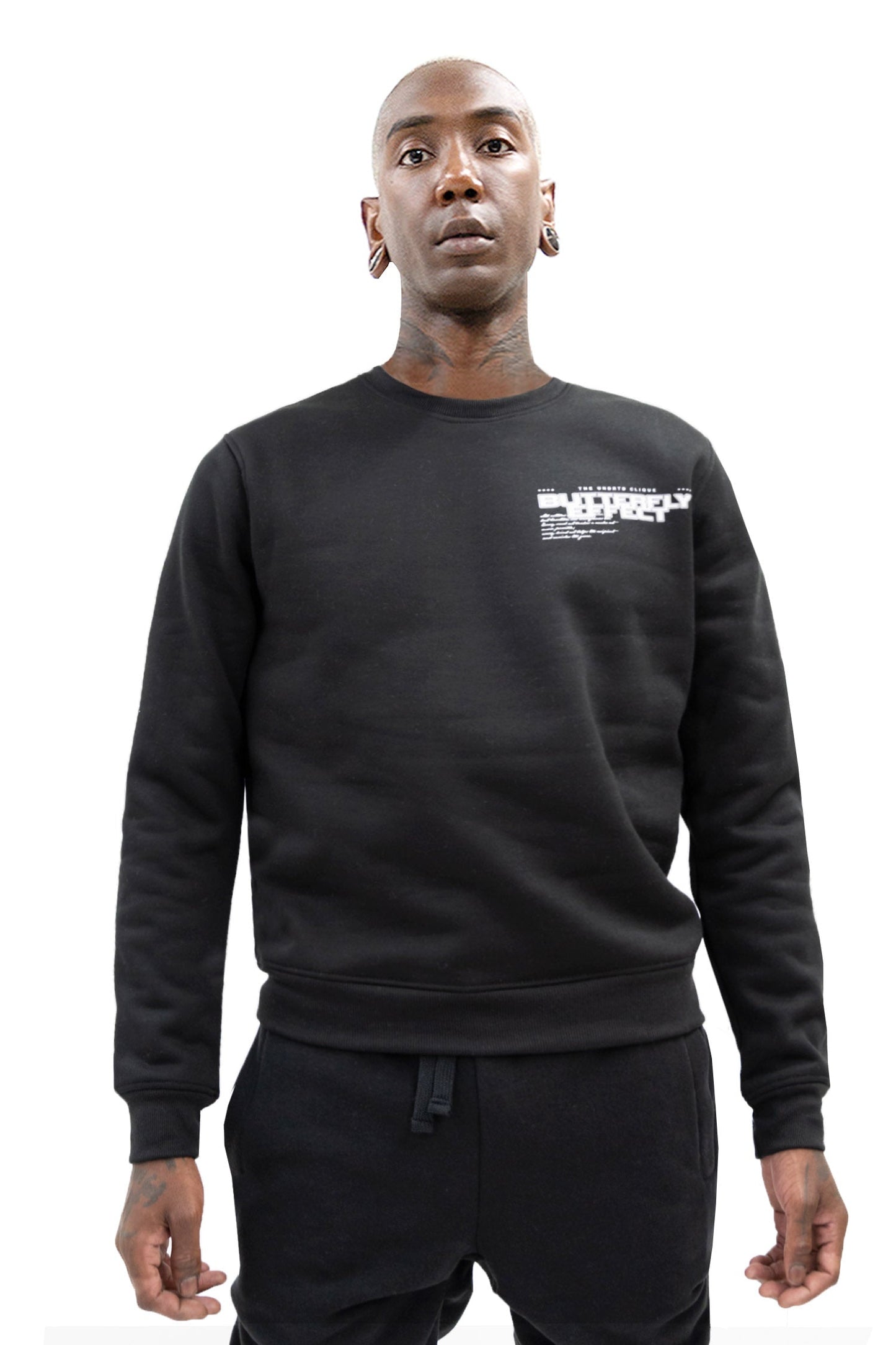 Men's Butterfly Effect Long Sleeve Graphic Crewneck Sweatshirt