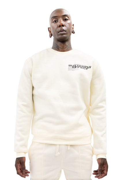 Men's Butterfly Effect Long Sleeve Graphic Crewneck Sweatshirt