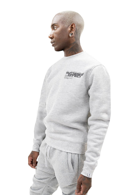 Men's Butterfly Effect Long Sleeve Graphic Crewneck Sweatshirt